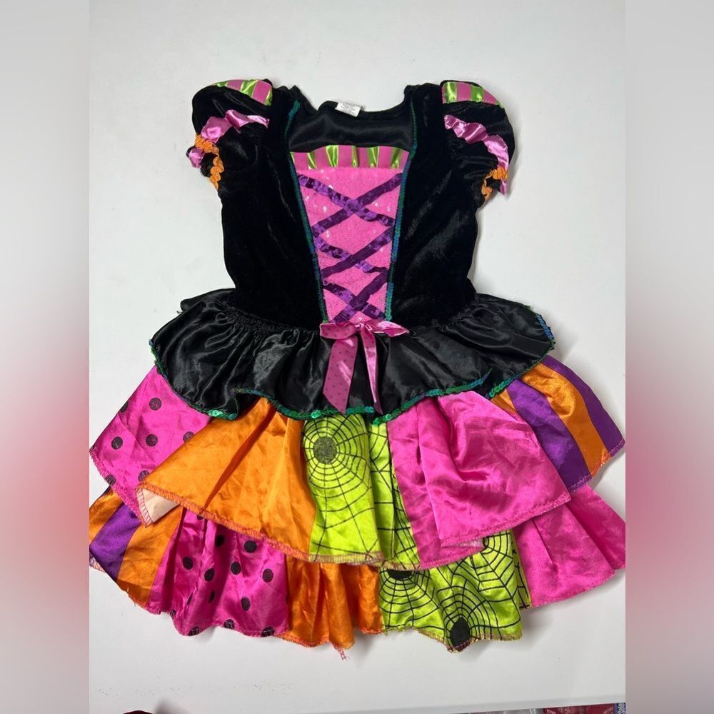 Halloween Costume Girl’s Colorful Dress Size 4-6 Gypsy/Witch